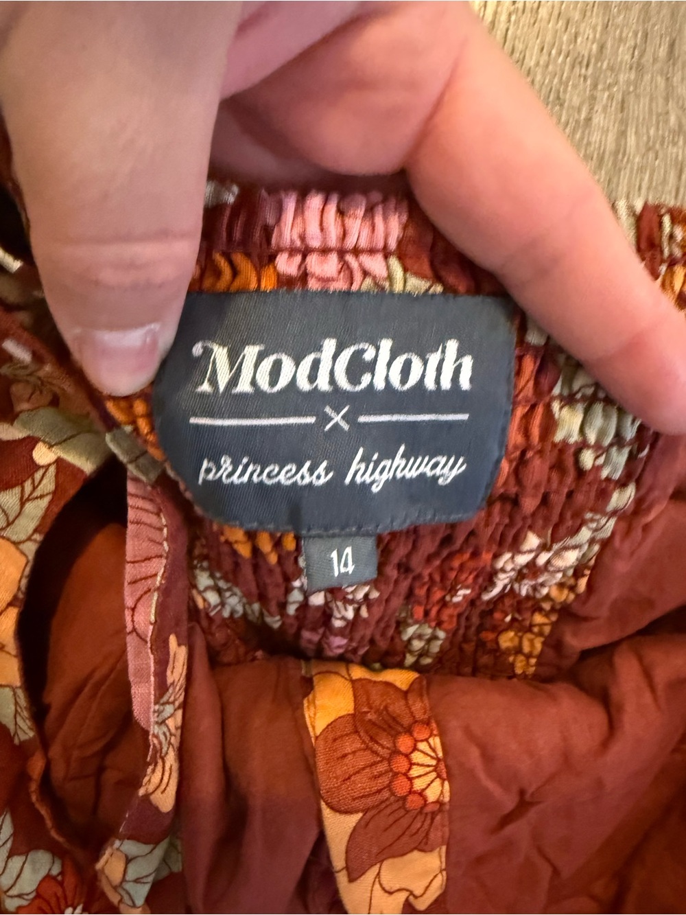 Modcloth x Princess Highway Hannah Floral Sundress. - Picture 4 of 9